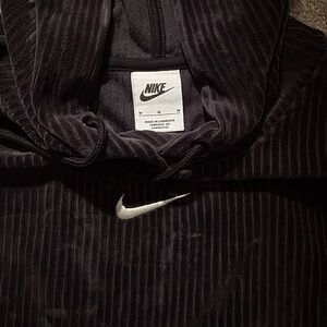 Nike Black Hoodie with White Logo